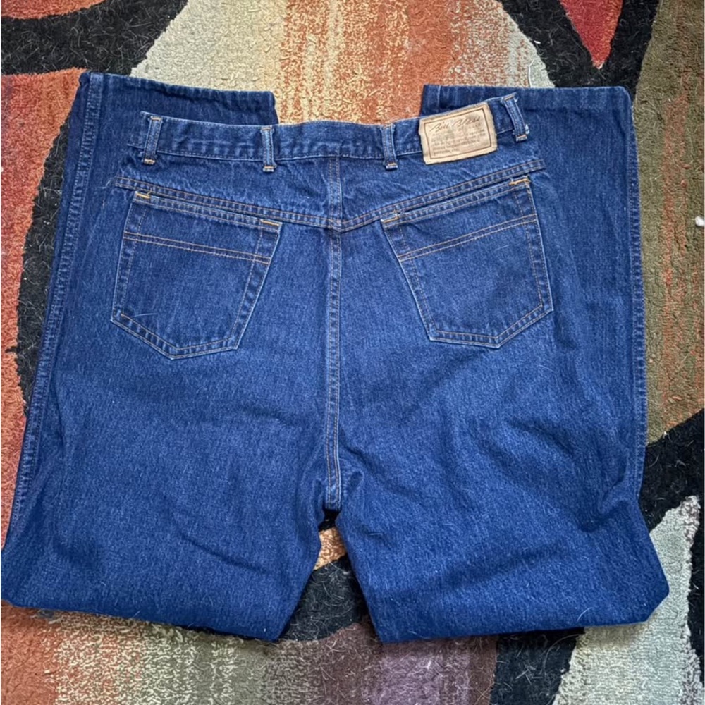 Bill Blass Deep Blue Relaxed Jeans